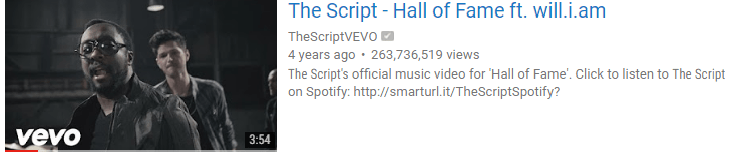 The script